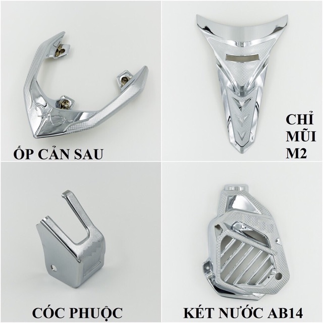 Bộ Ốp Nhựa Mạ Crom Airblade 2013 - 2014 - 2015