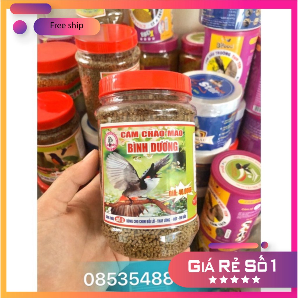 Cám Chào Mào Bình Dương (Số 3) Hủ 400gr - Thức Ăn Chim Cao Cấp