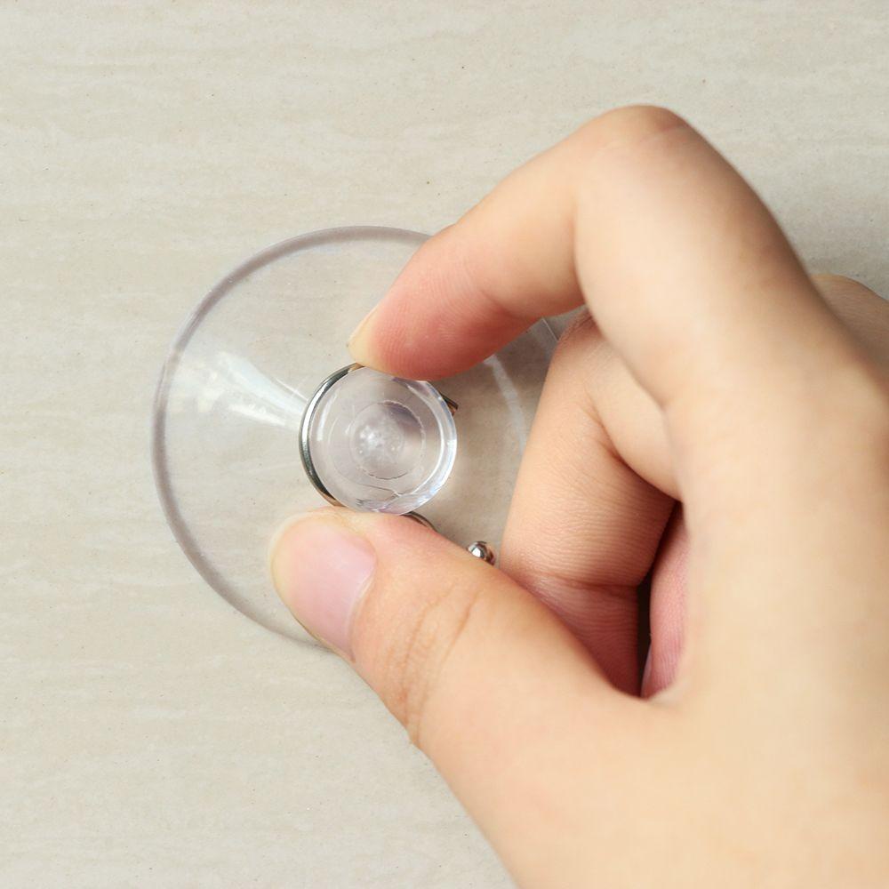 Set 10 Cốc Hút Bằng Cao Su Trong Suốt Cho Phòng Tắm Đám Cưới