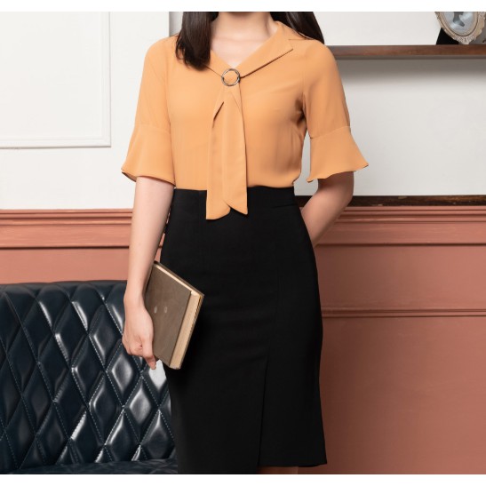 Chân váy công sở/ Chân váy ôm xẻ trước | BigBuy360 - bigbuy360.vn
