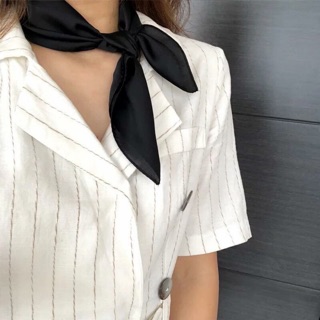 Khăn lụa vuông trơn