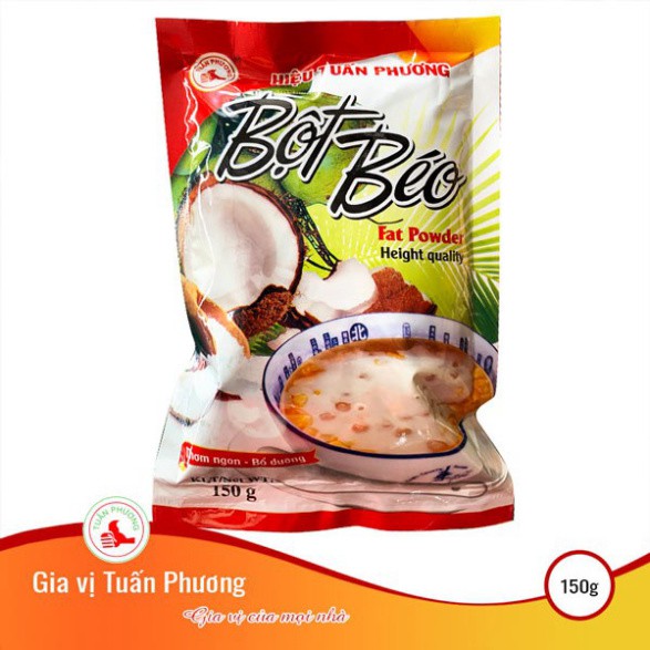 Bột Béo không đường Tuấn Phương 150 Gam ( Gói ) Nguyên liệu pha chế