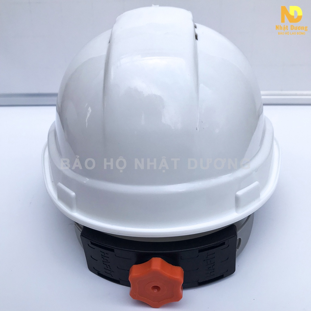 Mũ bảo hộ lao động có lỗ thông hơi thoát khí 011 khóa vặn, Nón lao động bảo vệ đầu cho công nhân kỹ thuật