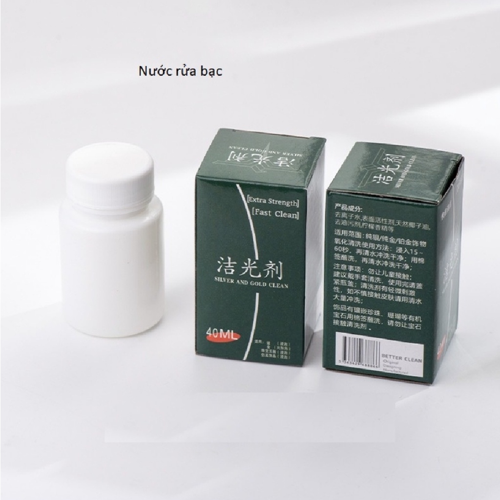 Nước rửa vàng bạc, dung dịch làm vàng bạc sáng bóng như mới