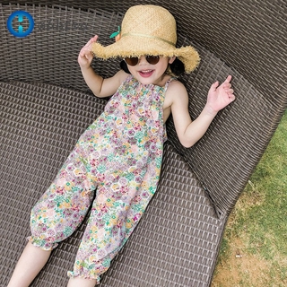Đầm hoa hai dây dễ thương cho bé gái