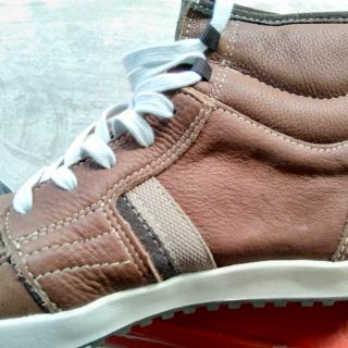 giầy boot nam da thật