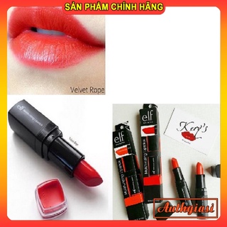 Son giữ ẩm môi Elf Moisturizing Lipstick Velvet Rope màu đỏ cam