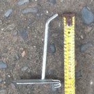 Móc treo lưới sắt vuông 10cm - Móc treo hàng siêu thị 10cm