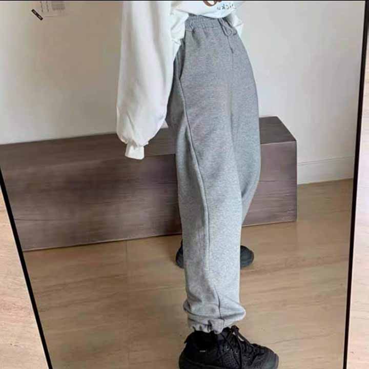 ❤️ HÀNG ĐẸP - GIÁ SỈ ❤️ QUẦN JOGGER NỈ DÀY DÂY RÚT CHÂN NAM NỮ, QUẦN DÀI ỐNG RỘNG MẶC 2 KIỂU LƯNG THUN CÓ TÚI