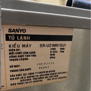 Bộ ron tủ lạnh sanyo SR - U21MN