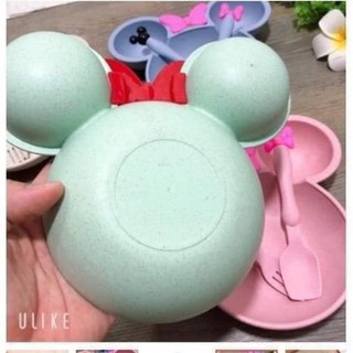 [FREESHIP] Sét bát tập ăn dặm Mickey