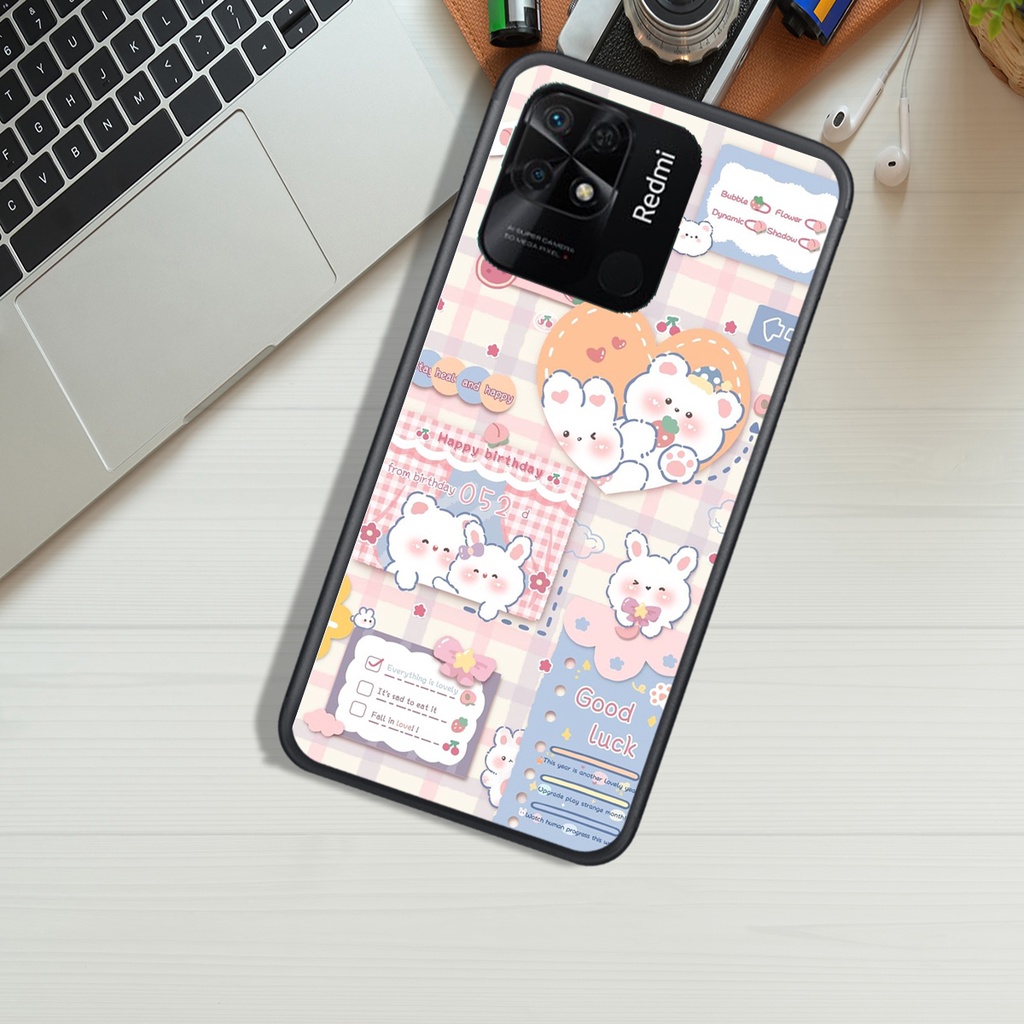 ỐP LƯNG REDMI 10A, IN HÌNH GẤU CHOCOLATE.