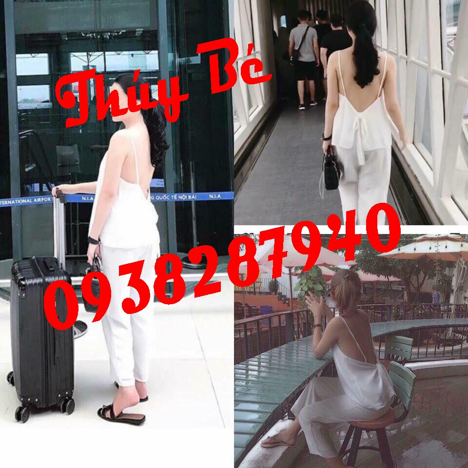 SÉT 2 DÂY CỘT NƠ, HỞ LƯNG-CÓ MÚT NGỰC- 100% MẪU NHƯ HÌNH | BigBuy360 - bigbuy360.vn
