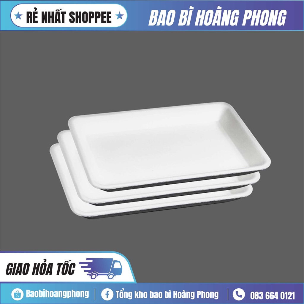 Khay xốp đựng thực phẩm các size M12,M14,M16,M18
