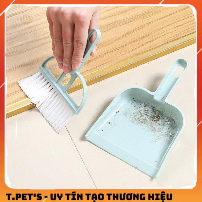 Bộ Dụng Cụ Quét Dọn Vệ Sinh Cho Thú Cưng