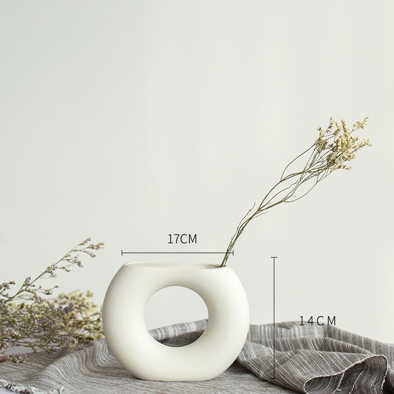 Bình gốm decor phong cách Hàn Quốc