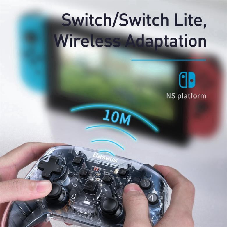 Tay Cầm Điều Khiển Chơi Game Baseus Cảm Biến Chuyển Động Cho Máy Nintendo Switch Bluetooth 6