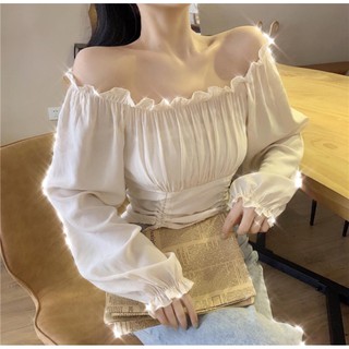 Áo xếp li rút dây ulzzang mặc được 2 kiểu
