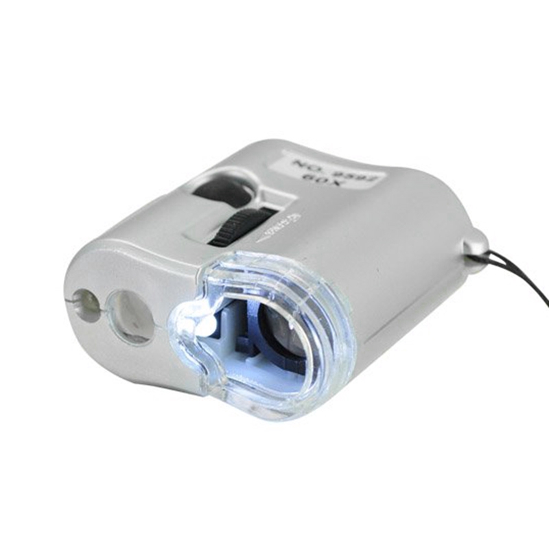 Kính hiển vi 60X với đèn LED cho điện thoại