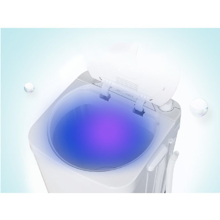 Máy giặt mini bán tự động nhà ít người và đồ em bé giặt tối đa 6,5kg smart_homehome gd156