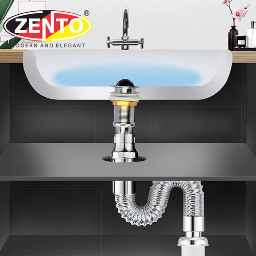 Bộ xi phông ống xả mềm lavabo ZXP018-New