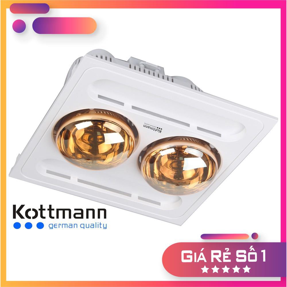 [Siêu Cấp] Đèn sưởi âm trần 2 bóng cao cấp Kottmann K9S / K9R, bảo hành chính hãng 3 năm