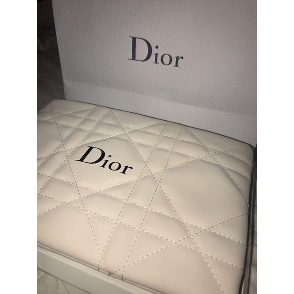 Dior gift makeup bag túi pouch quà tăng đựng đồ trang điểm skincare của hãng
