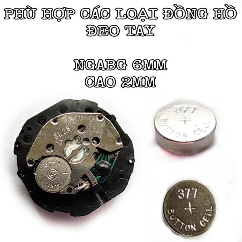 Pin đồng hồ đeo tay phổ thông loại rẻ 1.5V - AG1, Lr621 - AG3, LR41 - AG4,626,377,177 - AG10 Lr1130, 389- AG13, Lr44,357