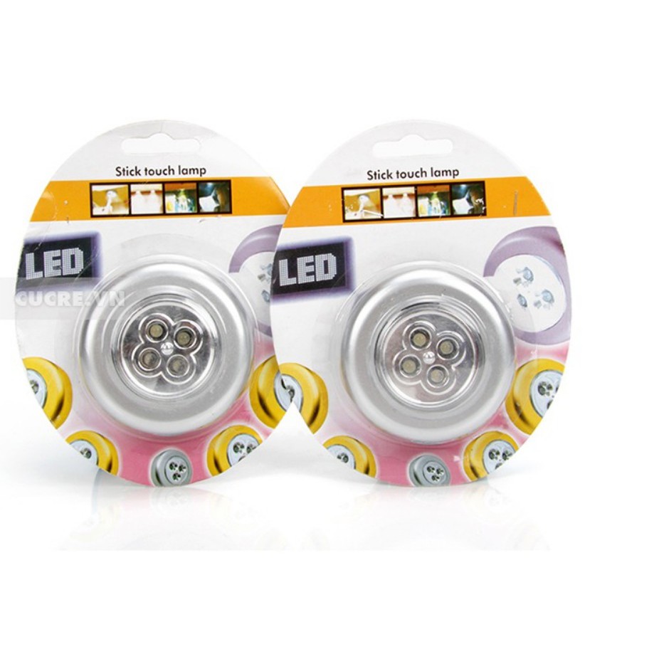 Đèn LED Dán Tường 3 Bóng Cảm Ứng Chạm - Đèn LED treo tường