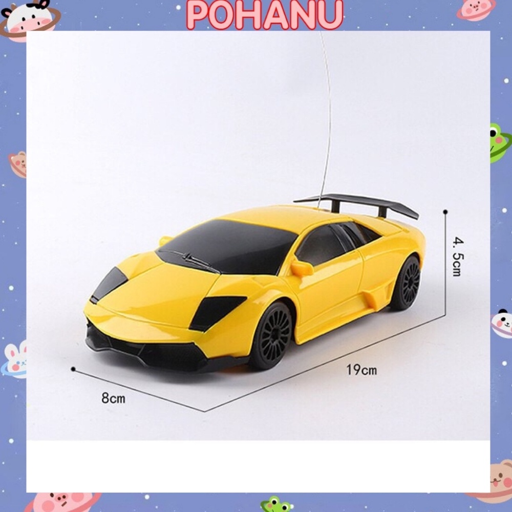 Bộ xe đồ chơi Pohanu ô tô điều khiển từ xa cho bé siêu bền tỷ lệ 1:24 OT11