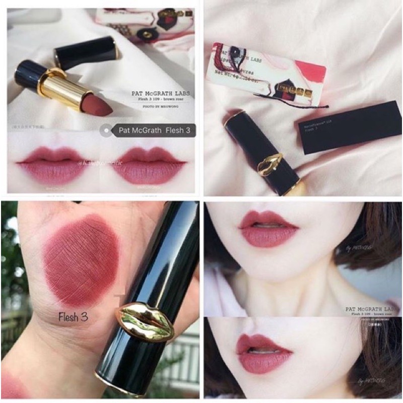 Son môi Pat McGrath Labs Lipstick fullsize Flesh 3/ Flesh 5/ Mini Lip Fetish Lip Balm Trio | WebRaoVat - webraovat.net.vn