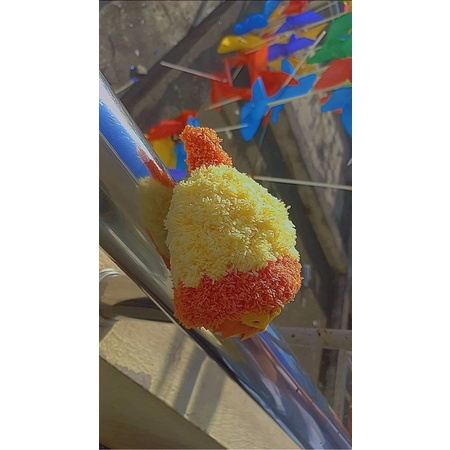 Quần áo cho gấu bông tôm chiên xù