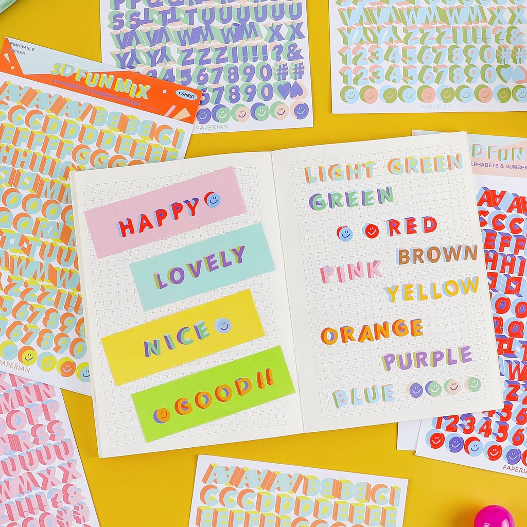 Sticker trang trí nhiều mẫu Pison dễ thương, hình dán cute decor đáng yêu giá rẻ - lẻ 1 tấm theo phân loại