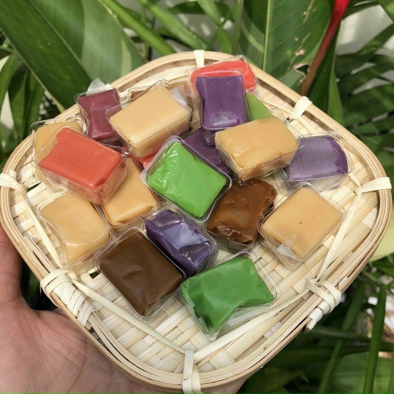 kẹo dừa sáp  mix vị 500gam