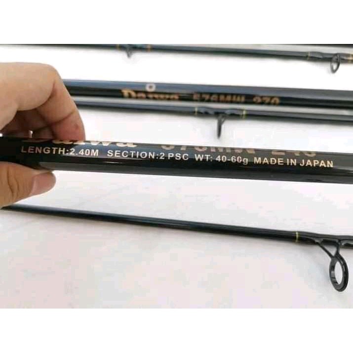 Cần câu Daiwa 576 Chuyên bạo lực, Khoen - thân cần to khỏe