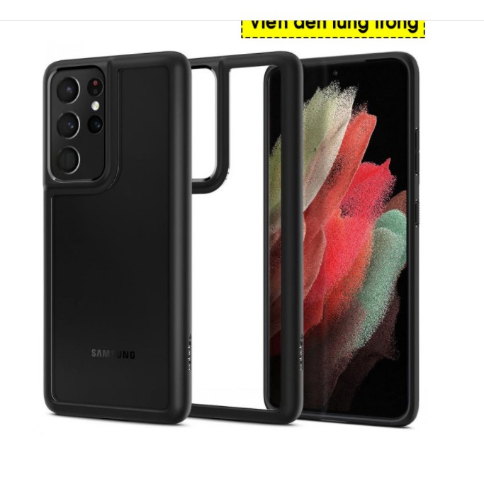 Ốp lưng Samsung Galaxy S21 Ultra / S21 Plus / S21 Spigen Ultra Hybrid Trong suốt - Hàng Chính Hãng.