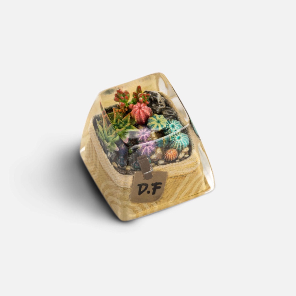 Keycap Artisan bàn phím cơ Dwarf Factory TERRARIUM - Hàng chính hãng