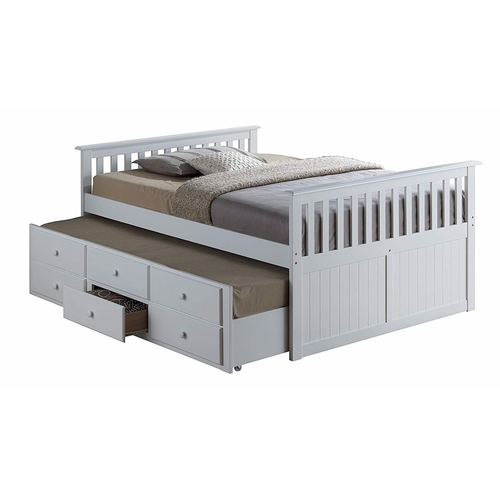 Giường Tầng Hộp Viking - 1m2 -Nâu