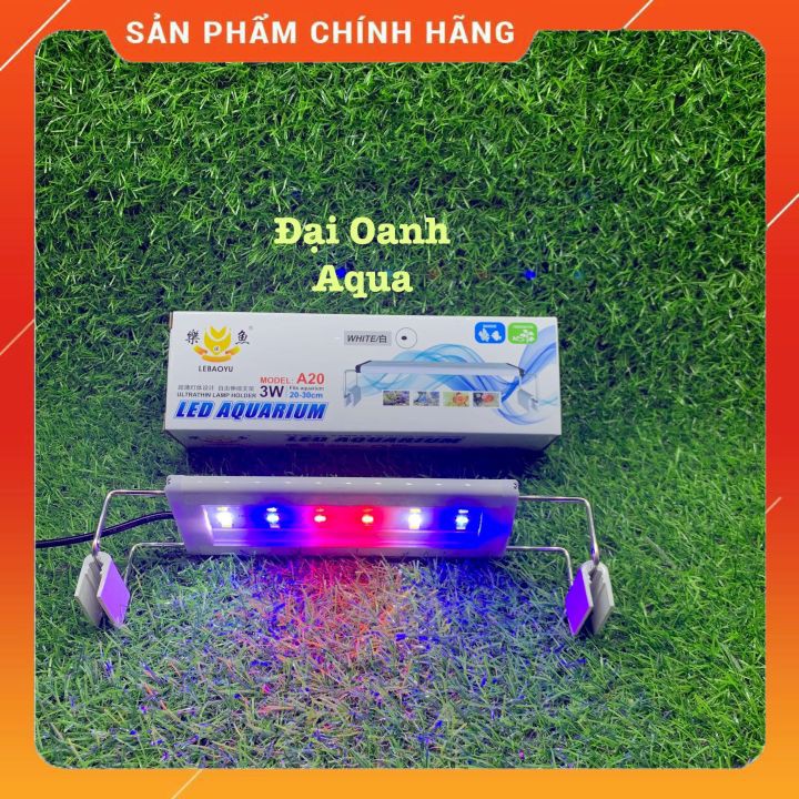 Đèn Led Aquarium Light 3 Chế Độ Màu Cho Bể Cá Cảnh, Bể Thủy Sinh 18cm đến 30 cm