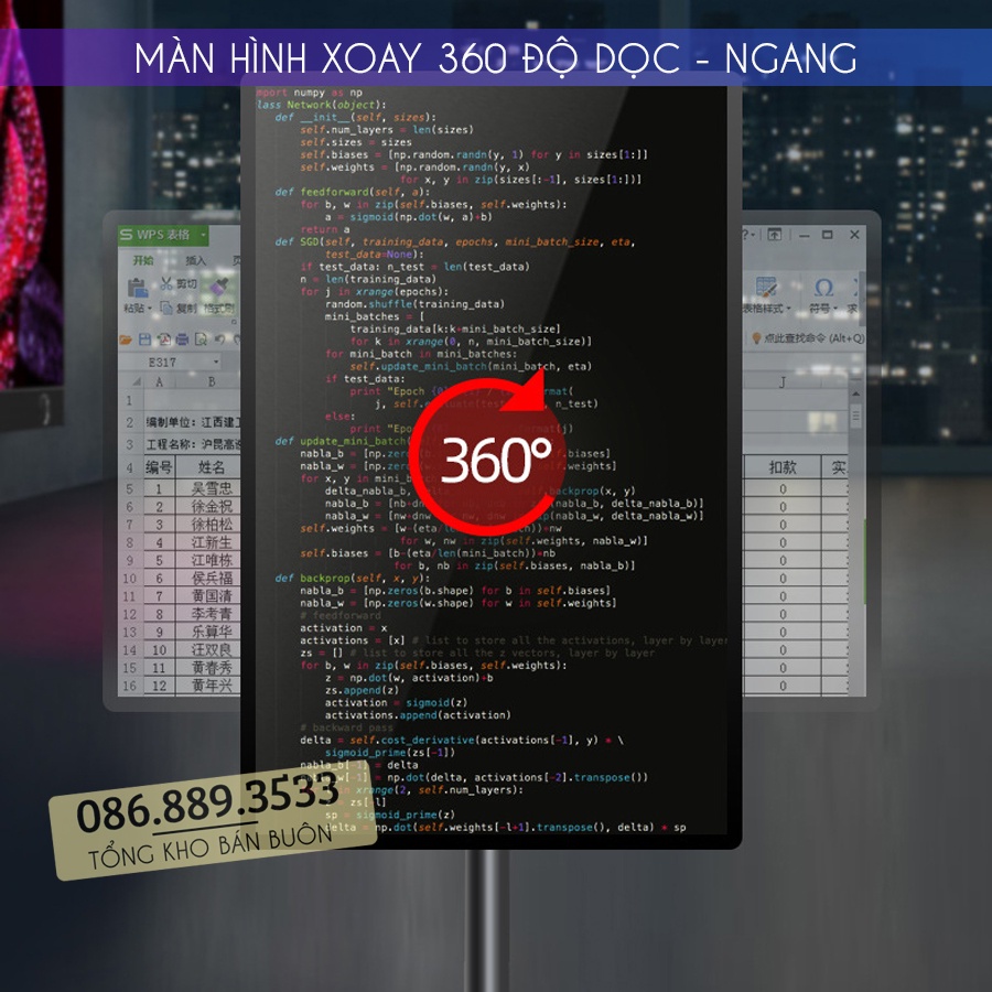 Giá treo màn hình ErgoTek XL03 / HW701 17 - 32 inch - Tay Đỡ Màn Hình Kẹp thành bàn - Arm Monitor
