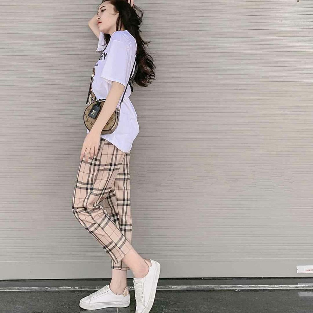 SET BỘ ĐỒ THÊU HÌNH GẤU KẺ BBR ÁO CỘC QUẦN DÀI
