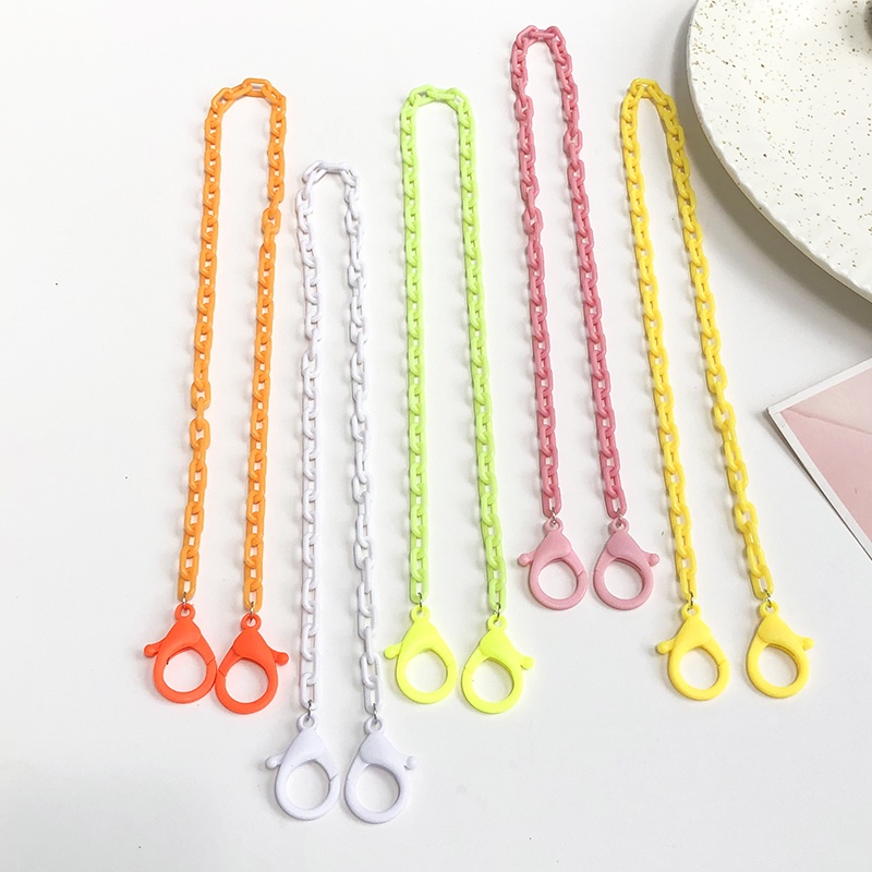 Dây Đeo Kính Chống Thất Lạc Bằng Acrylic Màu Kẹo Thời Trang Hàn Quốc Cho Nữ