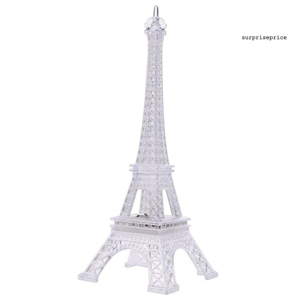 Đèn ngủ LED mini hình dạng tháp Eiffel có thể thay đổi màu sắc