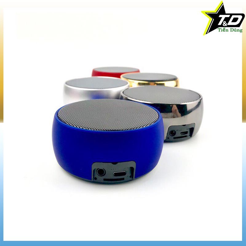 Loa Bluetooth BS01 vỏ nhôm pin khỏe nghe cực chất- Loa mini cầm tay BS01 hỡ trợ thẻ nhớ TF và cổng 3.5