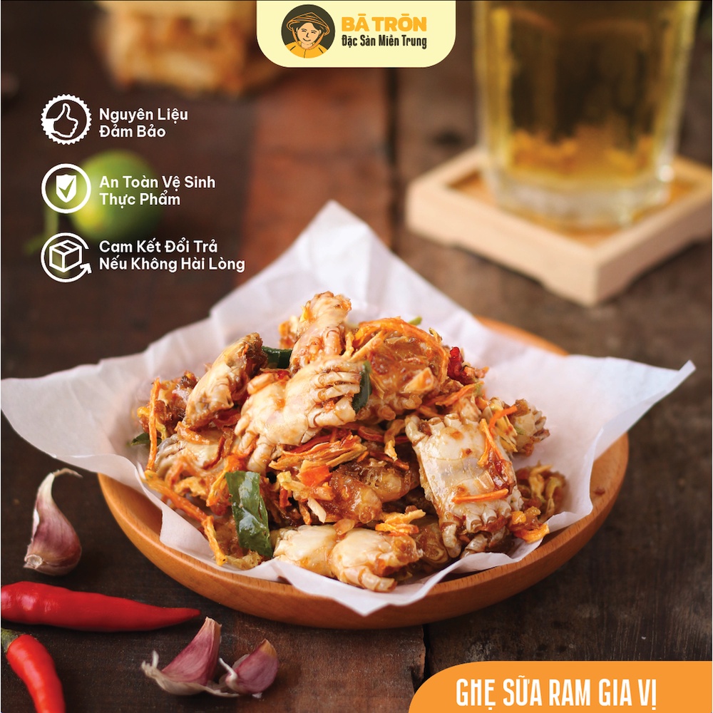[Hàng Tuyển]_GHẸ SỮA RAM_đặc sản Nha Trang_giòn thơm_250gr