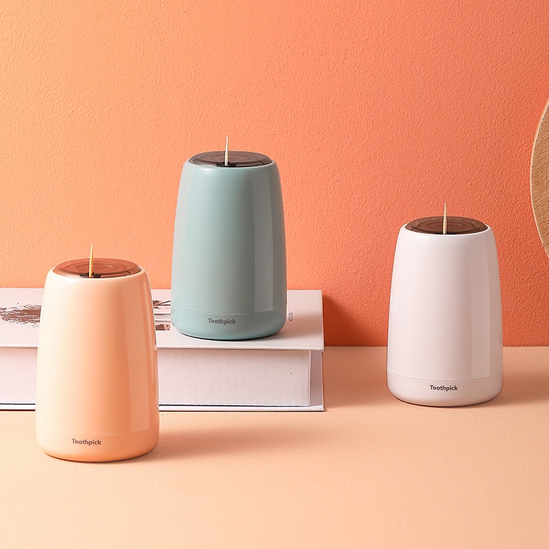 Hộp Đựng Tăm Xỉa Răng Dạng Nhấn Đơn Giản Sáng Tạo Thời Trang