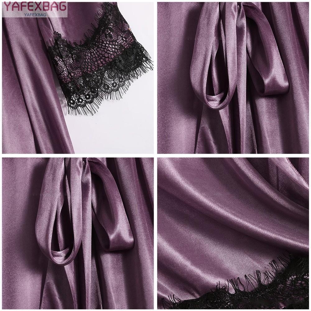 Đồ ngủ tay dài phối ren plus size M-2XL
 | BigBuy360 - bigbuy360.vn