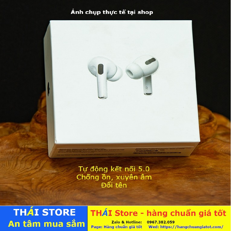 Airpods Pro Tai Nghe Không Dây Bluetooth airpods ,Chống ồn,định vị đổi tên thế hệ thứ 3 bảo Hành 6 Tháng