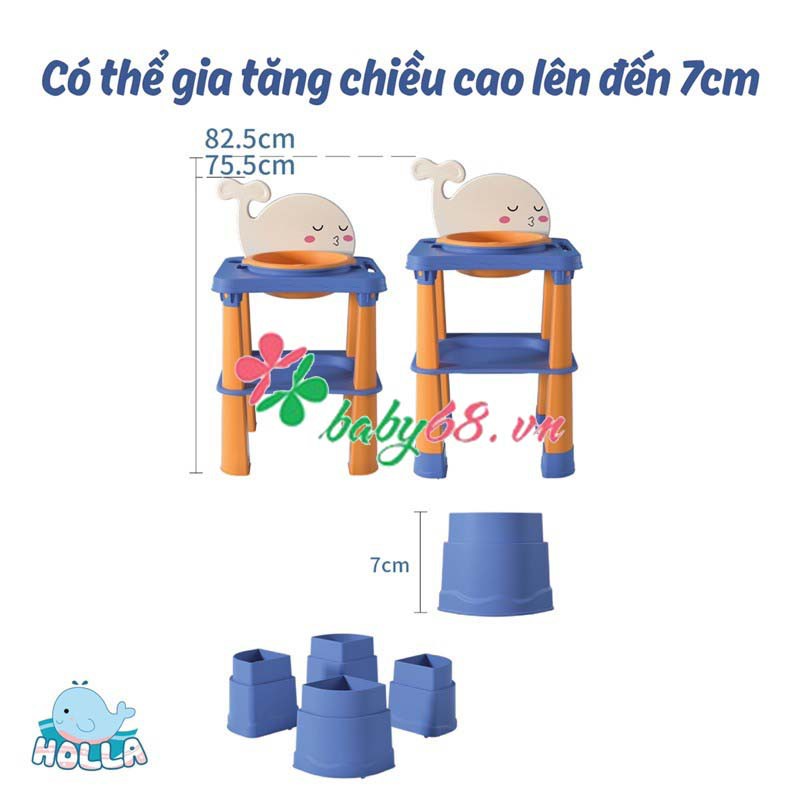 Bồn rửa mặt đa chức năng HOLLA chính hãng cho bé