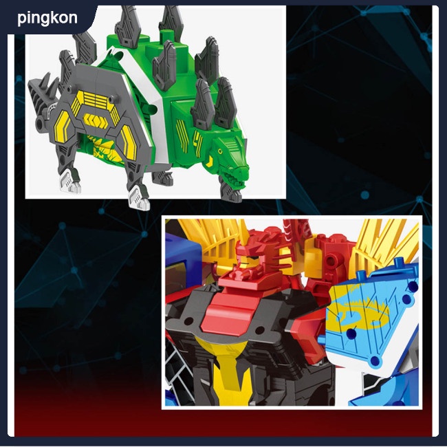 Đồ Chơi Lắp Ráp Robot Khủng Long Sáng Tạo Cho Trẻ Em
